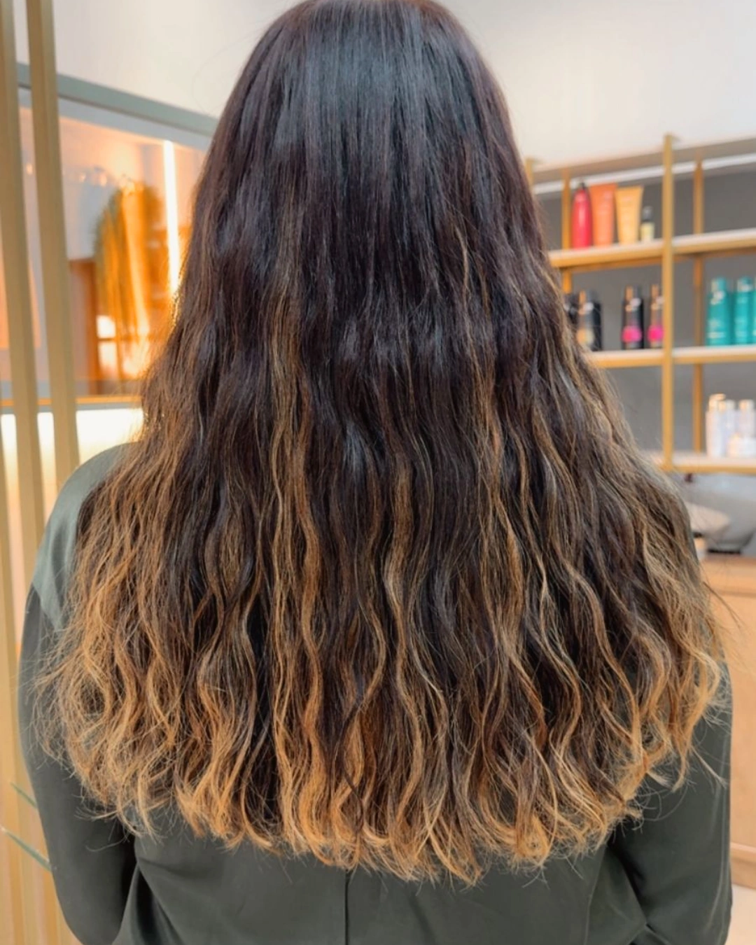 Depois mega hair cliente 1