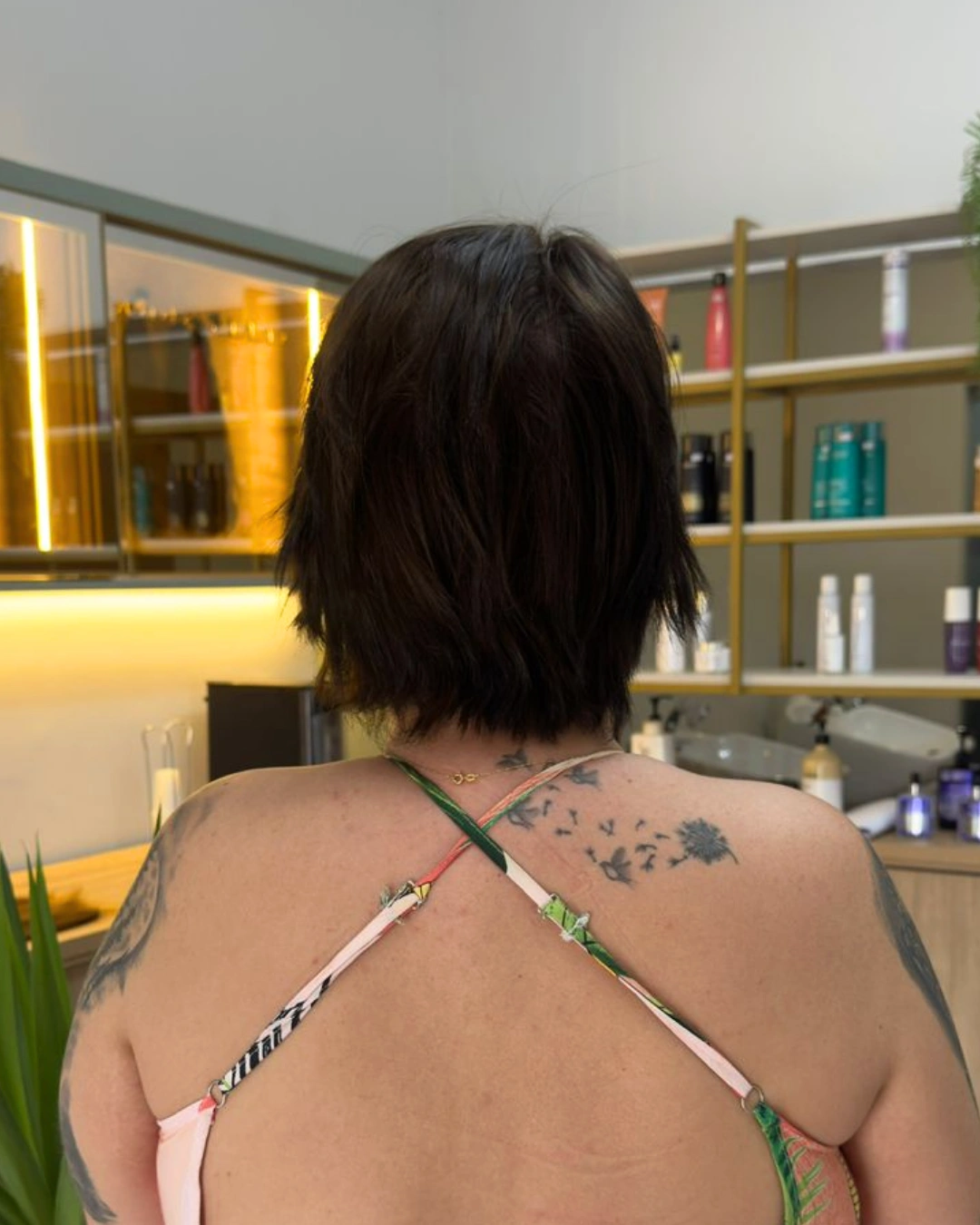 Antes mega hair cliente 4