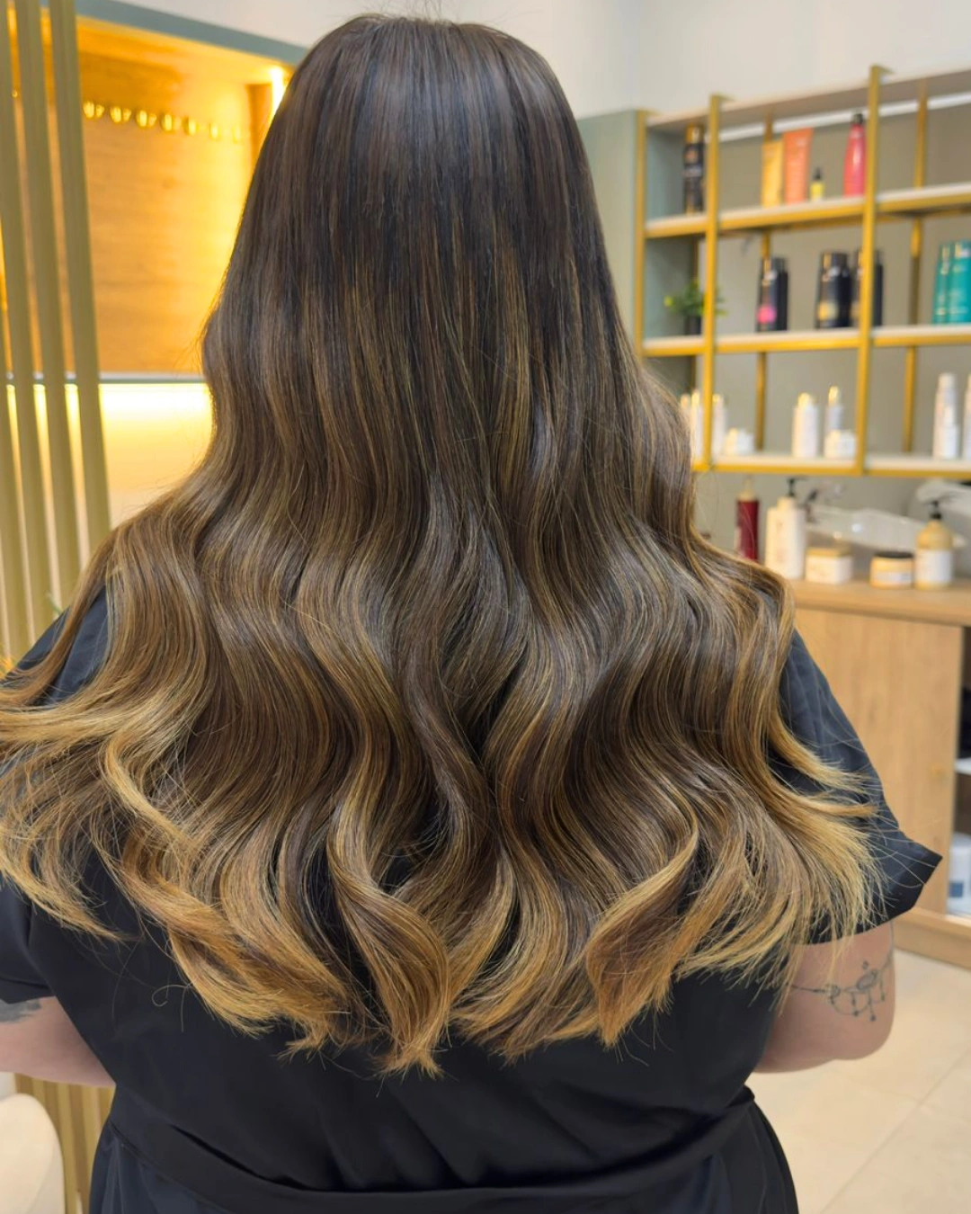 Depois mega hair cliente 4