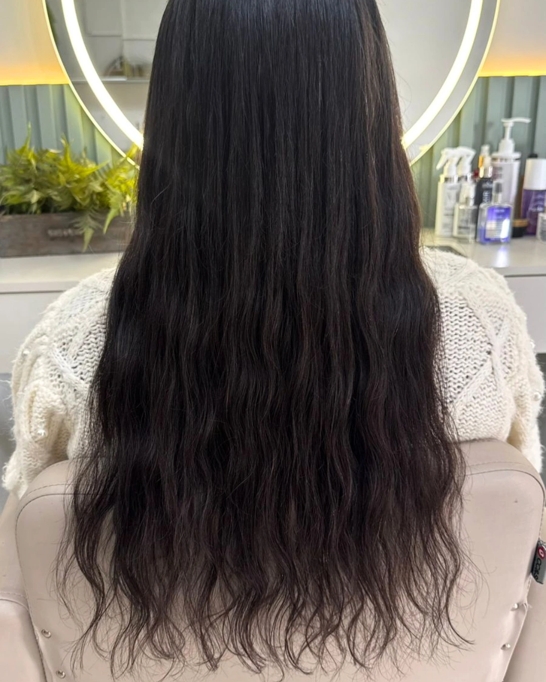 Depois mega hair cliente 5