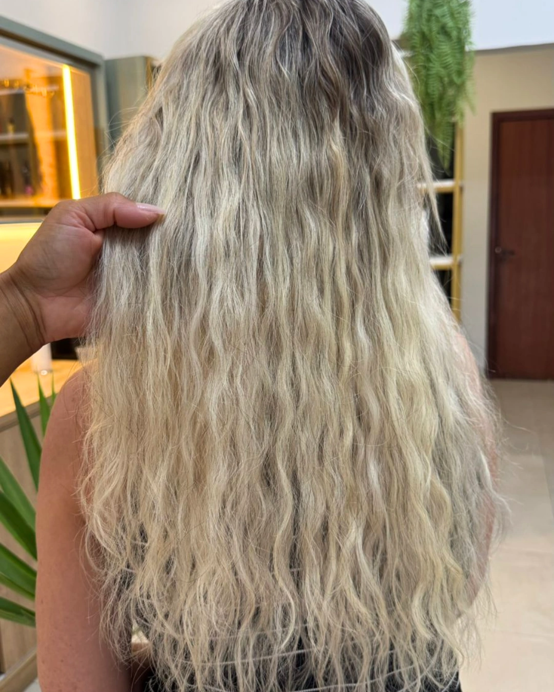 Depois mega hair cliente 7